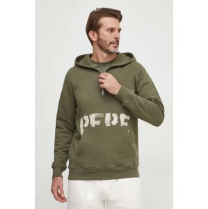 Pepe Jeans pánská khaki mikina s potiskem ROLF - L (679)