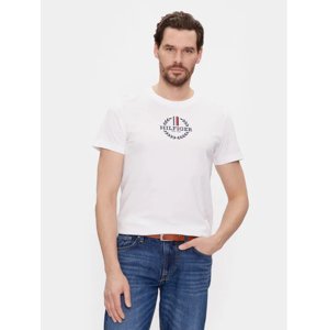 Tommy Hilfiger pánské bílé tričko - XL (YBR)