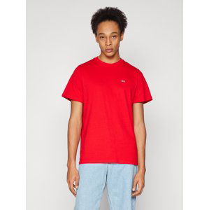 Tommy Jeans pánské červené tričko - XL (XNL)