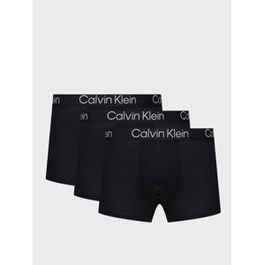 Calvin Klein pánské černé boxerky 3pack - L (7V1)