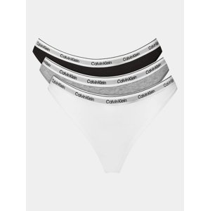 Calvin Klein dámská tanga 3pack - M (MPI)