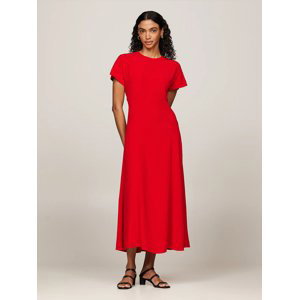 Tommy Hilfiger dámské červené šaty - 38 (XND)
