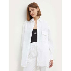 Calvin Klein dámská bílá košile - XS (YAF)