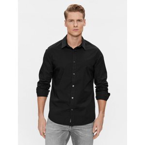 Calvin Klein pánská černá košile - L (BEH)