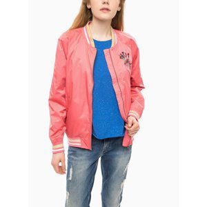Pepe Jeans dámský růžový bomber Amie z kolekce Andy Warhol - S (337)