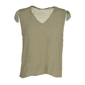 Pepe Jeans dámský khaki top Kentia - S (715)