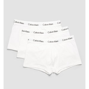 Calvin Klein pánské bílé boxerky 3pack - XL (100)