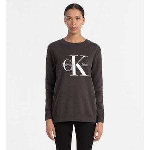 Calvin Klein dámská tmavě šedá mikina - XS (965)