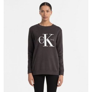 Calvin Klein dámská tmavě šedá mikina - XL (965)