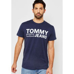 Tommy Hilfiger pánské tmavě modré tričko Essential