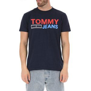 Tommy Hilfiger pánské tmavě modré tričko Essential - XL (002)