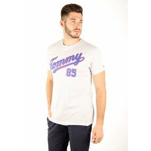 Tommy Hilfiger pánské šedé tričko Essential - XXL (038)