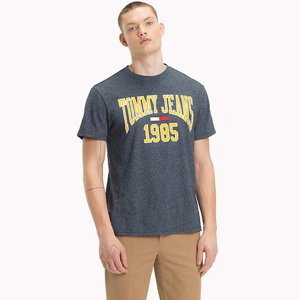 Tommy Hilfiger pánské melírované tričko Collegiate