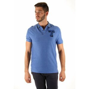 Tommy Hilfiger pánské modré polo College - M (428)