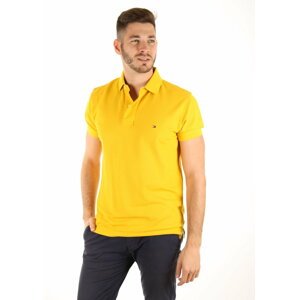 Tommy Hilfiger pánské hořčicové polo - M (708)