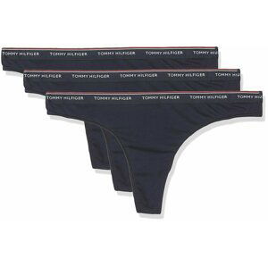 Tommy Hilfiger tmavě modré tanga 3pack