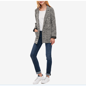 Pepe Jeans dámský šedý žíhaný cardigan Lala