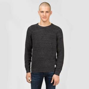 Tommy Hilfiger pánský šedý svetr Textural - XL (075)