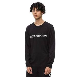 Calvin Klein pánské černé tričko s dlouhým rukávem - XXL (099)