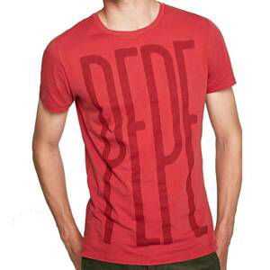 Pepe Jeans pánské červené tričko Justus - M (255)