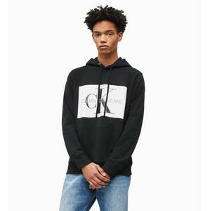 Calvin Klein pánská černá mikina s kapucí Hoodie