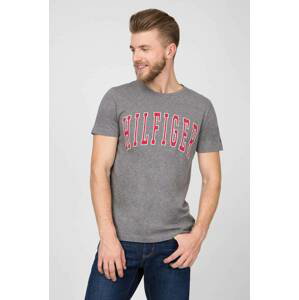 Tommy Hilfiger pánské šedé tričko College