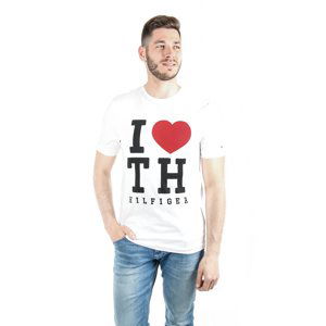 Tommy Hilfiger pánské bílé tričko Big Love