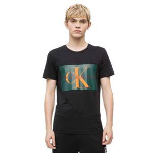 Calvin Klein pánské černé tričko Monogram - XL (901)