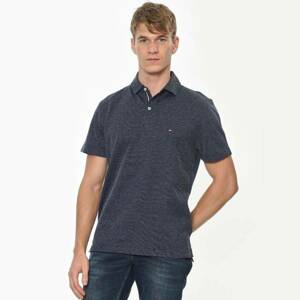 Tommy Hilfiger pánské tmavě modré polo Honeycomb - M (403)