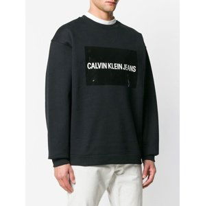 Calvin Klein pánská černá mikina - XL (099)