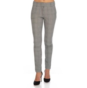 Guess dámské šedé kostkované kalhoty Zoe - 27 (L9A6)