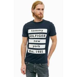 Tommy Hilfiger pánské tmavě modré tričko - S (403)