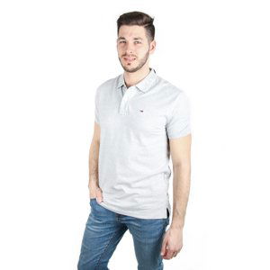 Tommy Hilfiger pánské šedé polo Collar - XL (038)