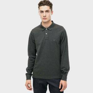 Tommy Hilfiger pánské šedé polo Luxury - S (093)