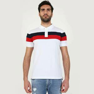 Tommy Hilfiger pánské bílé polo Chest - XL (905)