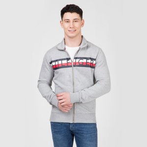 Tommy Hilfiger pánská šedá mikina na zip