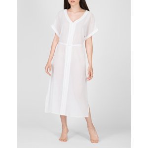 Calvin Klein dámské bílé šaty - L (143)