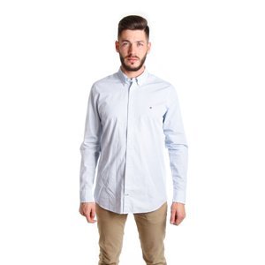 Tommy Hilfiger pánská bílá košile s modrým vzorem - XXL (904)