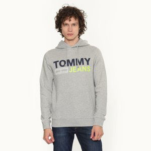 Tommy Hilfiger pánská šedá mikina Logo - L (038)