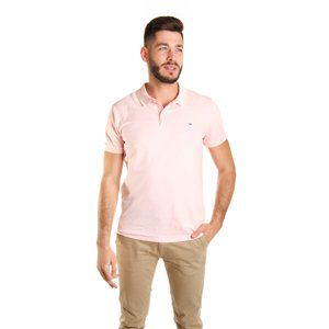 Calvin Klein pánské růžové polo Logo - XXL (636)