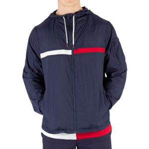 Tommy Hilfiger pánská tmavě modrá tenká bunda Windbreaker