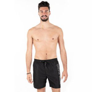 Calvin Klein pánské černé plavky s potiskem - XL (001)