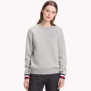 Tommy Hilfiger dámská šedá mikina Trisha - XS (039)