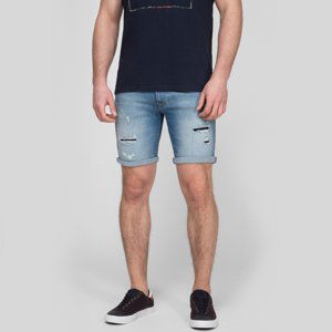 Pepe Jeans pánské světle modré džínové šortky - 33 (000)