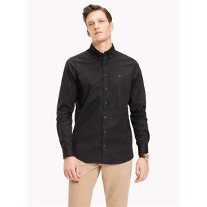 Tommy Hilfiger pánská černá košile - XL (083)