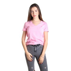 Tommy Hilfiger dámské růžové tričko Lizzy - M (647)