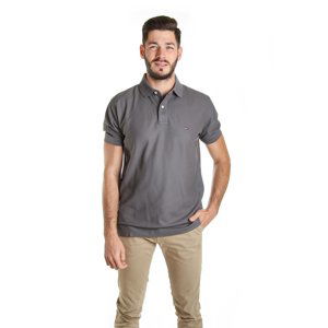 Tommy Hilfiger pánské šedé polo - XL (056)