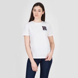 Tommy Hilfiger dámské bílé tričko Jessica - L (100)