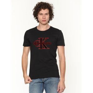 Calvin Klein pánské černé tričko Monogram