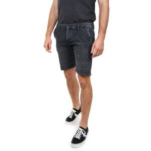 Pepe Jeans pánské tmavě šedé džínové šortky Noah